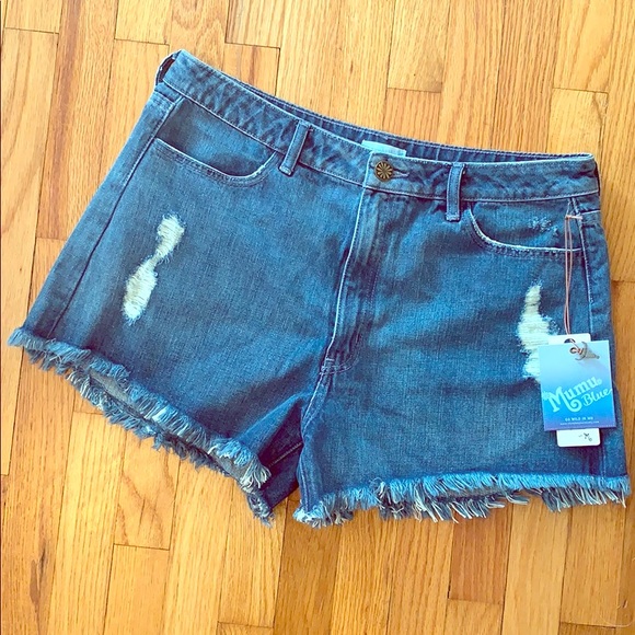 Show Me Your MuMu Pants - NWT Show Me Your Mumu Houston Jean Shorts Size 32